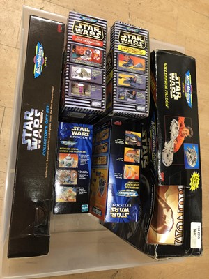 Lot 426 - Micro Machines Galoob / Hasbro, six boxed sets including Millennium Falcon