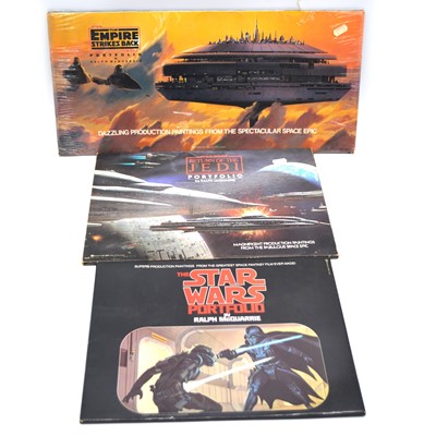 Lot 402 - Three Ralph McQuarrie Star Wars portfolio sets.