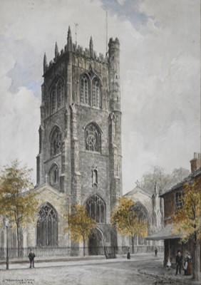 Lot 314 - Albert H Findley, St Margaret's Church, Leicester