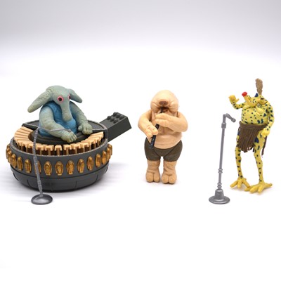 Lot 399 - Star Wars original figure set, Max Rebo & SY Snootles band, loose.