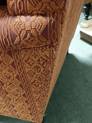 Lot 454 - Traditional fireside chair