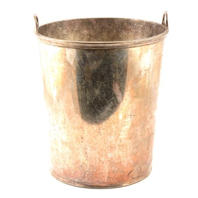 Lot 185 - Large silver plated champagne bucket