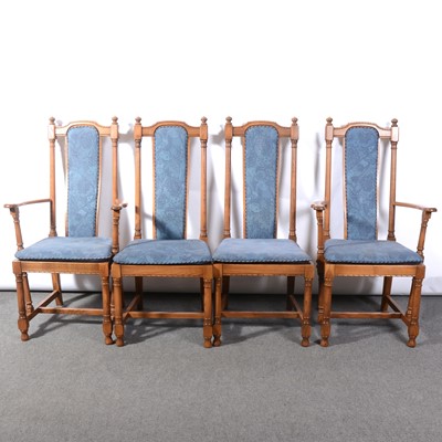 Lot 128 - Six Ercol 'Hampton' dining chairs