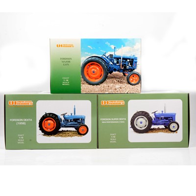 Lot 360 - Three Universal Hobbies 1:16 scale tractor models