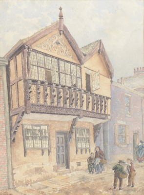 Lot 452 - A H Paget, Old House, Chester and another watercolour