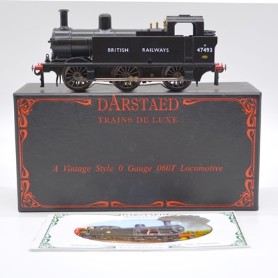 Lot 80 - Darstaed O gauge model railway locomotive, British Railways 0-6-0T, no.47493