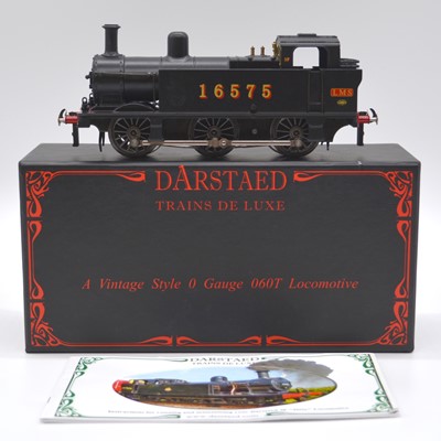 Lot 79 - Darstaed O gauge model railway locomotive, LMS 0-6-0T, no.16575