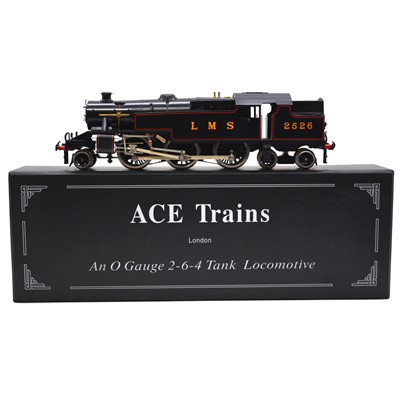 Lot 74 - Ace Trains O gauge model railway tank locomotive, LMS 2-6-4, no.2526