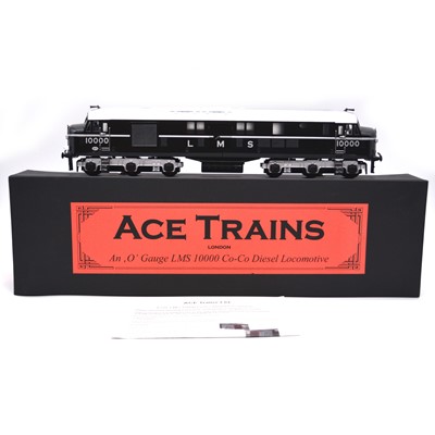Lot 73 - Ace Trains O gauge model railway diesel locomotive, LMS 10000