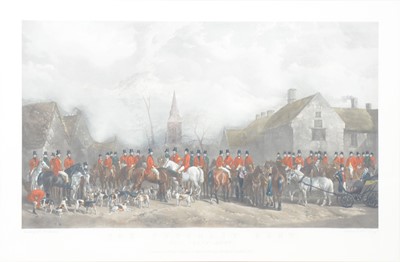 Lot 322 - W Davey after W H Barraud, The Pytchley Hunt