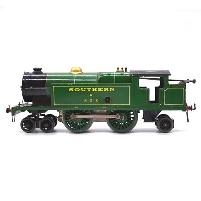 Lot 104 - Hornby O gauge model railway tank locomotive, no.2 special Southern 4-4-2