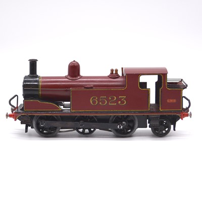 Lot 97 - O gauge model railway electric locomotive, LMS 0-6-2, no.6523