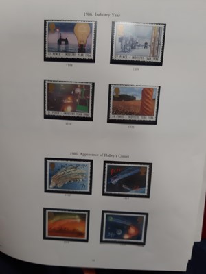Lot 187 - Six albums of stamps.