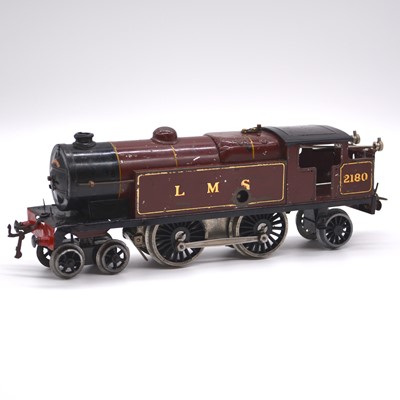 Lot 133 - Hornby O gauge model railway clock-work tank locomotive, no.2 special LMS 4-4-2, no.2180