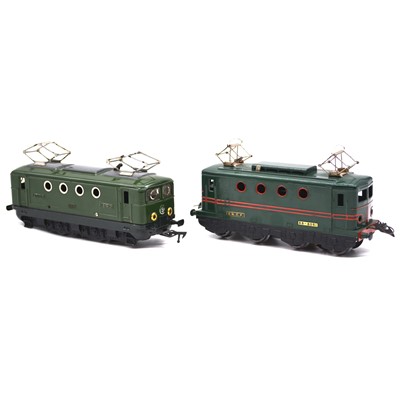 Lot 126 - Two Hornby and JEP O gauge model railway electric paragraph locomotives