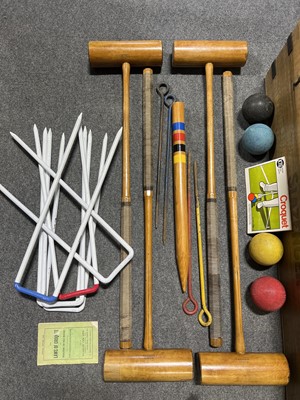 Lot 463 - Slazenger Croquet Set