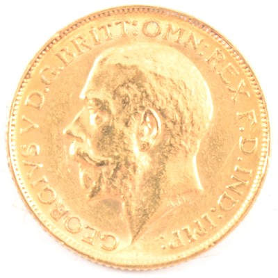 Lot 109 - A Gold Full Sovereign George V 1911.