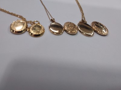 Lot 237 - A collection of gold jewellery.