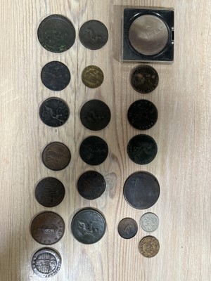 Lot 237 - Collection of coins and tokens from 18th century onwards