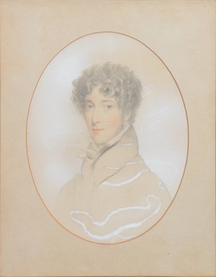 Lot 320 - Follower of George Richmond, Young lady and gentleman