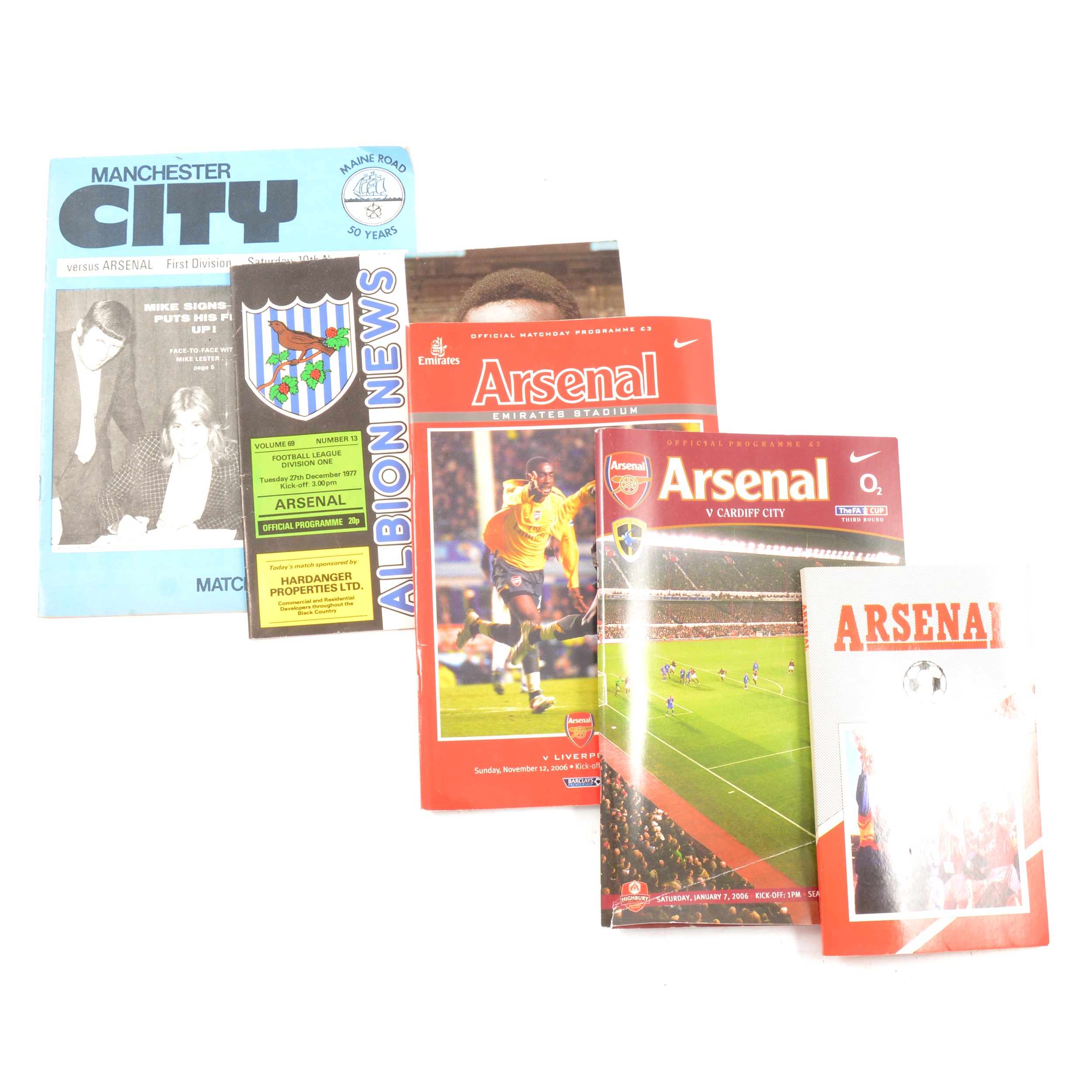 Lot 189 - One box of football programmes,