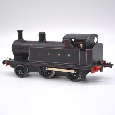 Lot 19 - Highfield Models O gauge model railway electric locomotive, LNWR 2-4-0, black body, 3-rail.