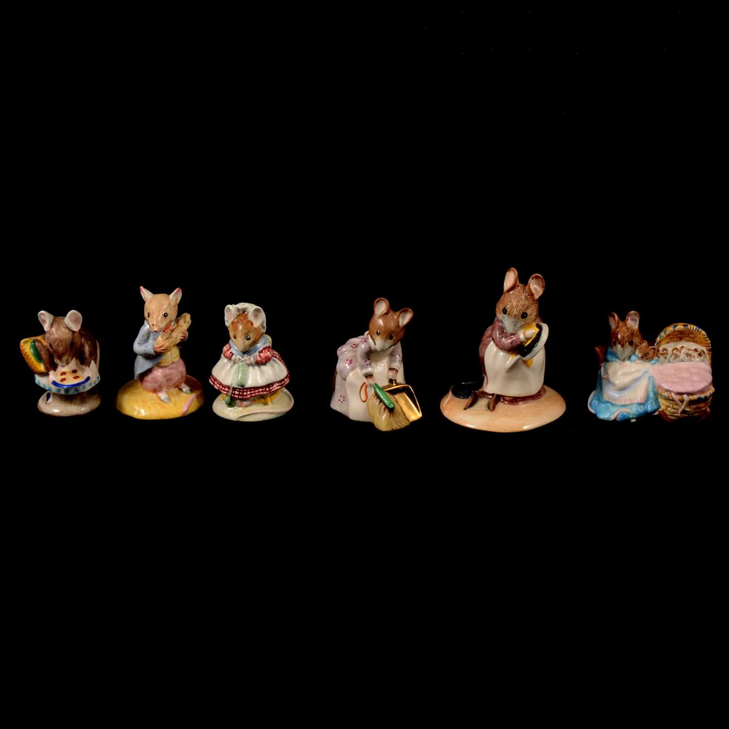 Lot 5 - Beswick, nine Beatrix Potter figurines, various periods