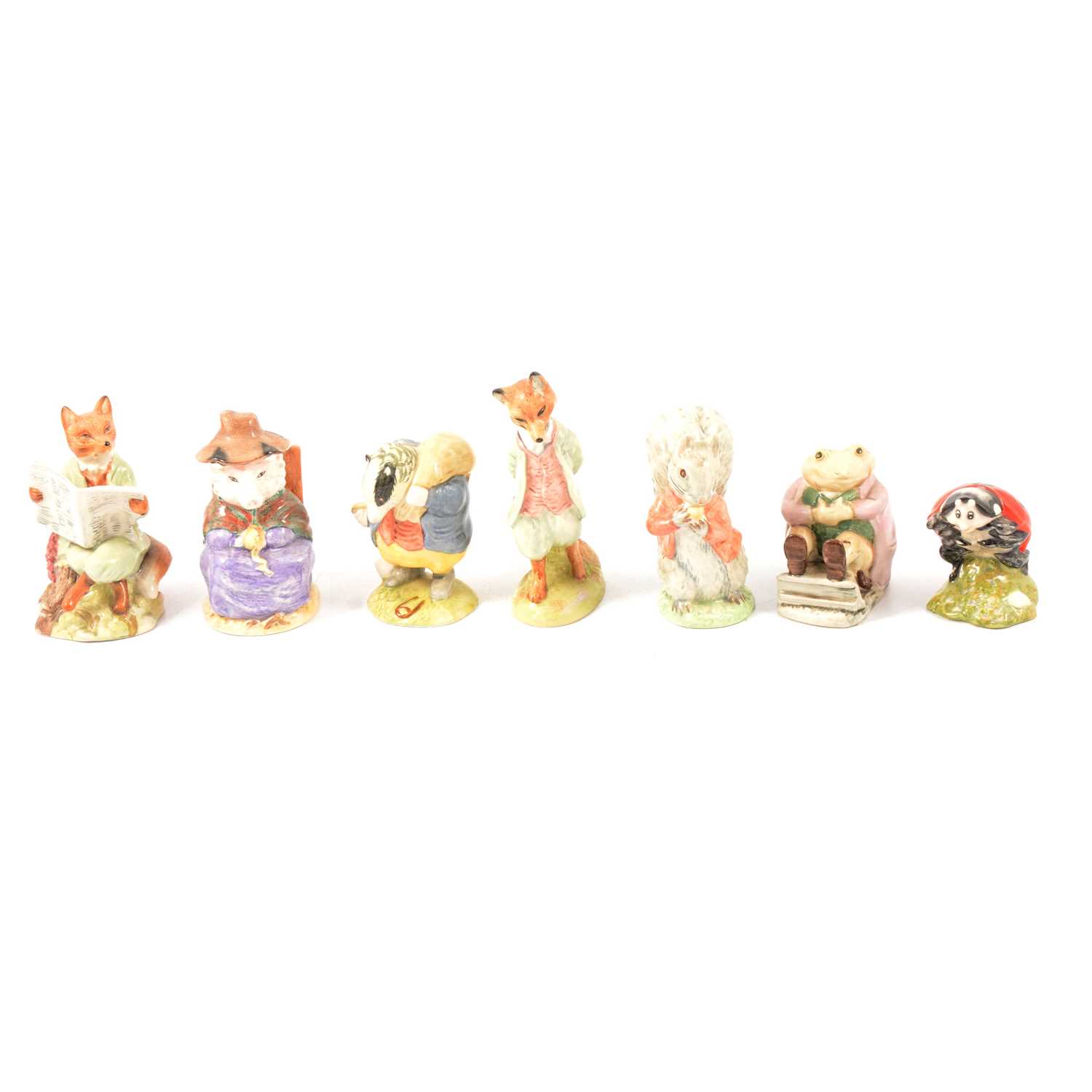 Lot 30 - Seven Royal Albert Beatrix Potter figures