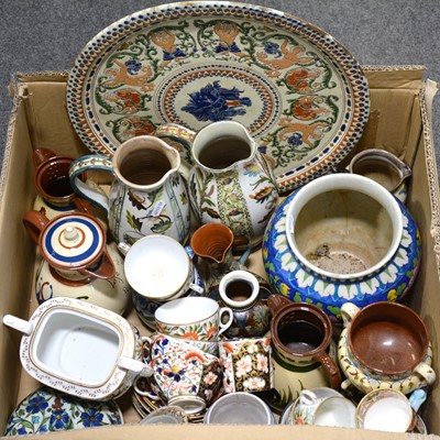 Lot 76 - Box assorted decorative ceramics