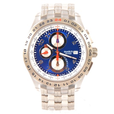 Lot 332 - Swatch - a gentleman’s Blunge automatic chronograph wristwatch.
