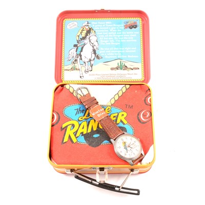 Lot 428 - Fossil - a Lone Ranger Limited Edition wristwatch in lunch box tin.