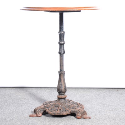 Lot 442 - Cast iron pub table