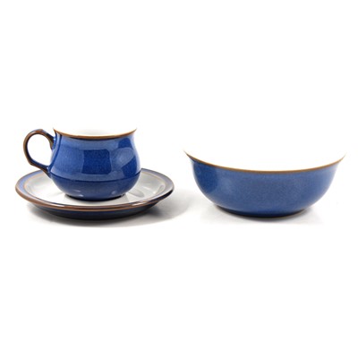 Lot 80 - Small quantity of Denby blue tableware