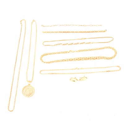 Lot 357 - Modern gold-plated on silver jewellery, various brands all boxed.