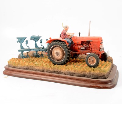 Lot 100 - Border Fine Arts sculpture, 'Reversible Ploughing', by R.J.Ayres, limited edition 671/1500