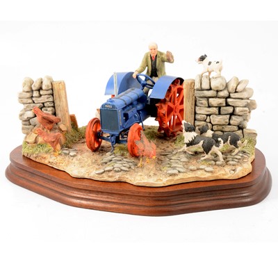 Lot 370 - Border Fine Arts sculpture, 'New Technology Arrives', by R.J.Ayres, limited edition 525/1250