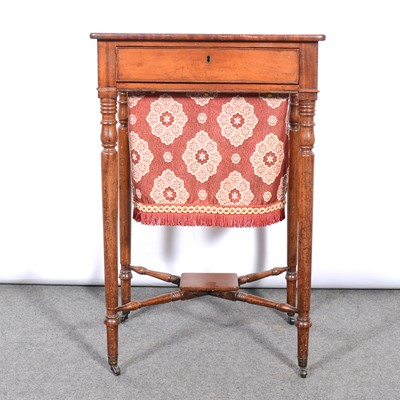 Lot 498 - Victorian mahogany work table