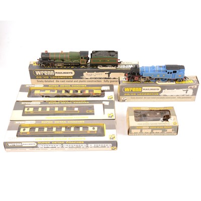 Lot 186 - Wrenn Railway OO gauge model railway, including W2246 CR 2-6-4 tank locomotive etc