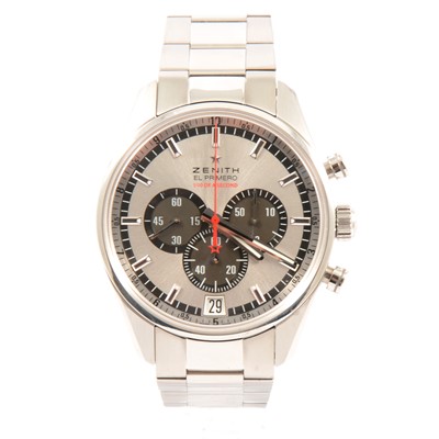 Lot 290 - Zenith - a gentleman's El Primero  Chronograph Jean-Louis Etienne Limited Edition  Wristwatch