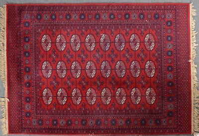 Lot 532 - Bokhara rug and a small rug