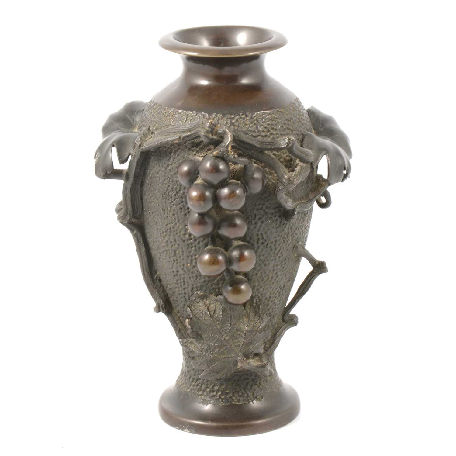 Lot 111 - Japanese bronze vase