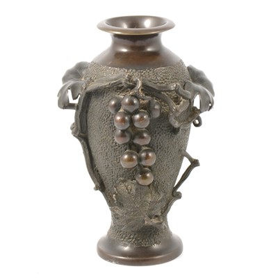 Lot 111A - Japanese bronze vase