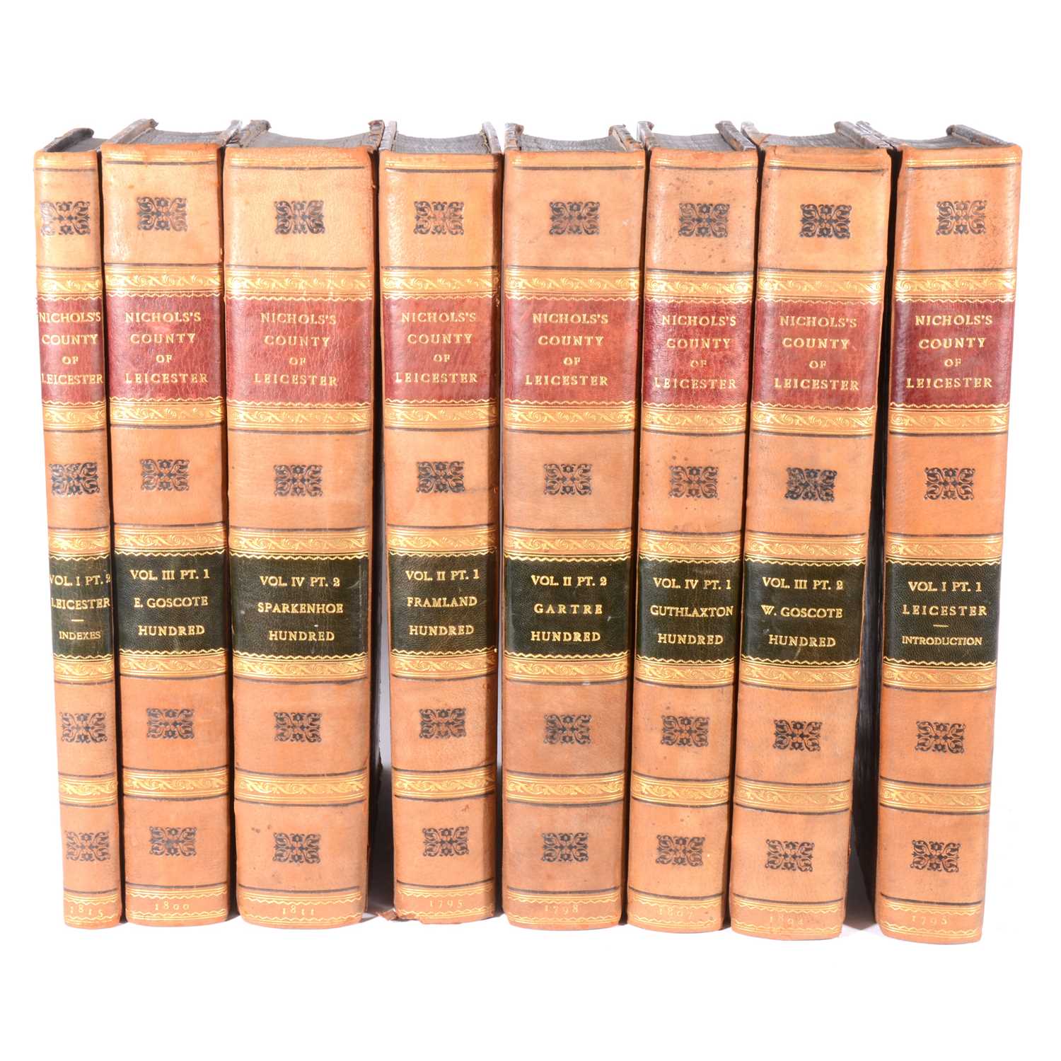 Lot 57 - John Nichols, The History and Antiquities of the County of Leicester