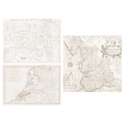 Lot 323A - Maps; Lancastriae, Carte de la Hollande and Anglia II Tabula Nova