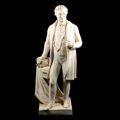 Lot 113 - Victorian Parian figure, Robert Peel