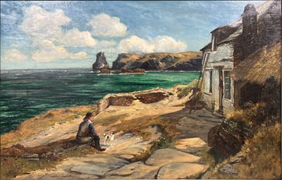 Lot 283 - Arthur William Redgate - Cornish coastal scene