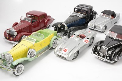 Lot 288 - Nine Franklin Mint models, nine 1:24 scale