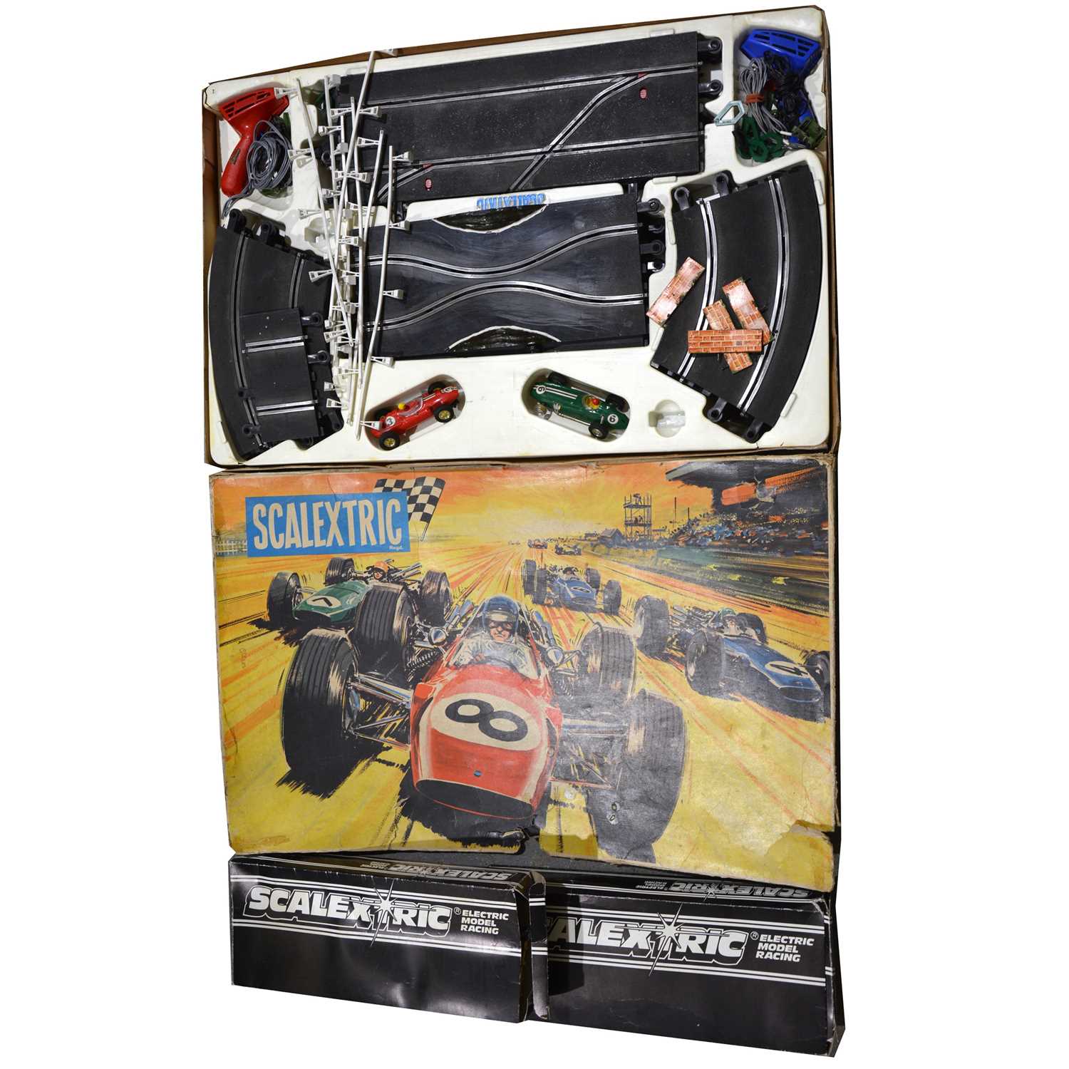 Lot 35 - Scalextric slot-car racing set 75 Grand Prix,