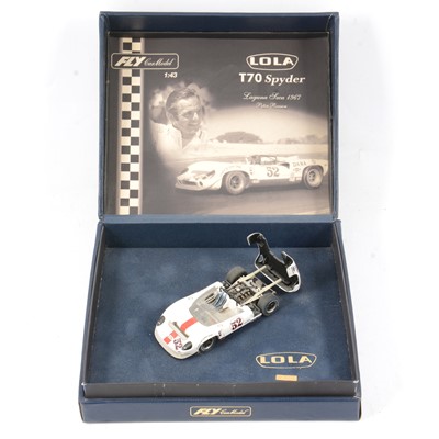 Lot 289 - FLY Car Model 1:43 scale Lola T70 Spyder, Laguna Seca 1967