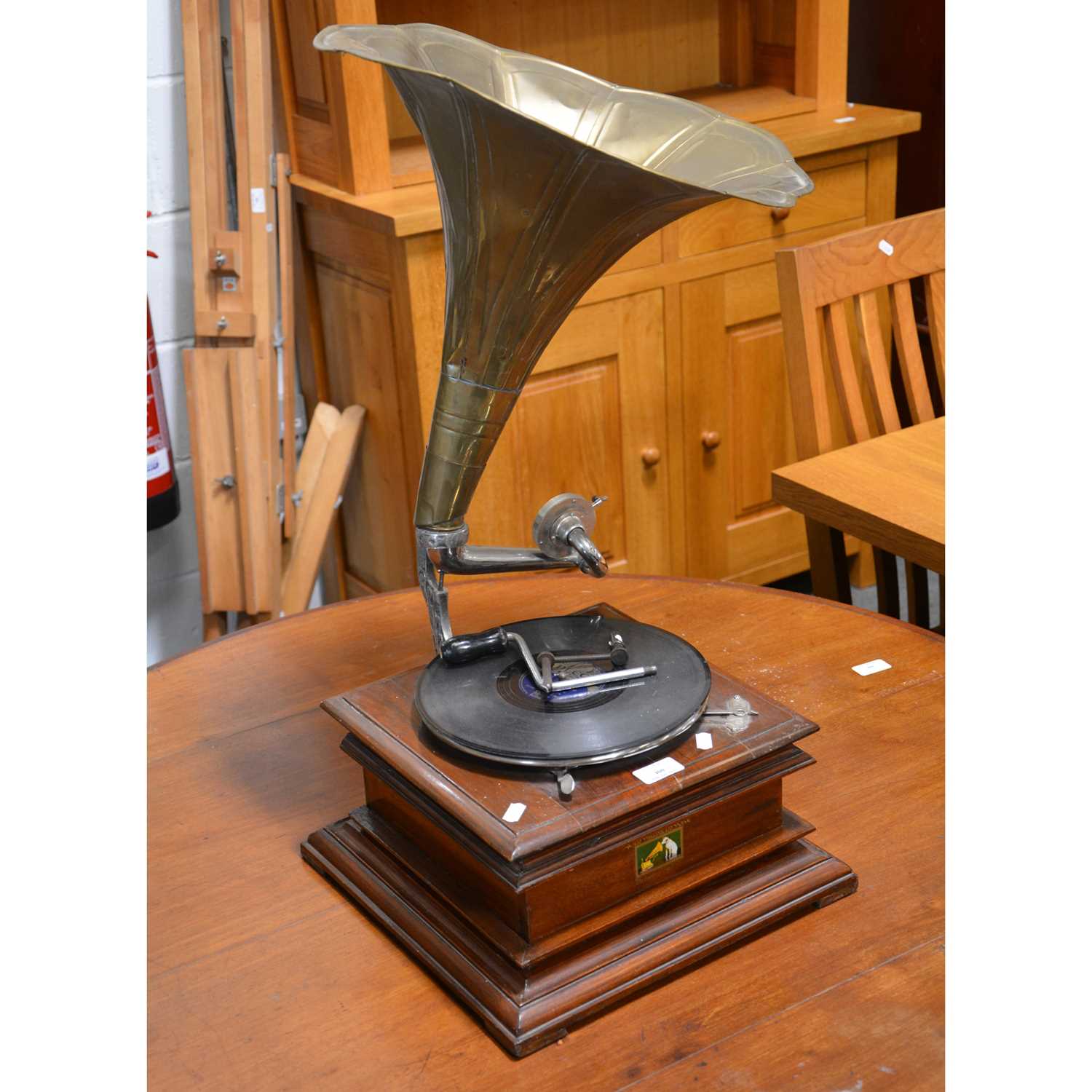 Lot 400 - HMV table top gramophone